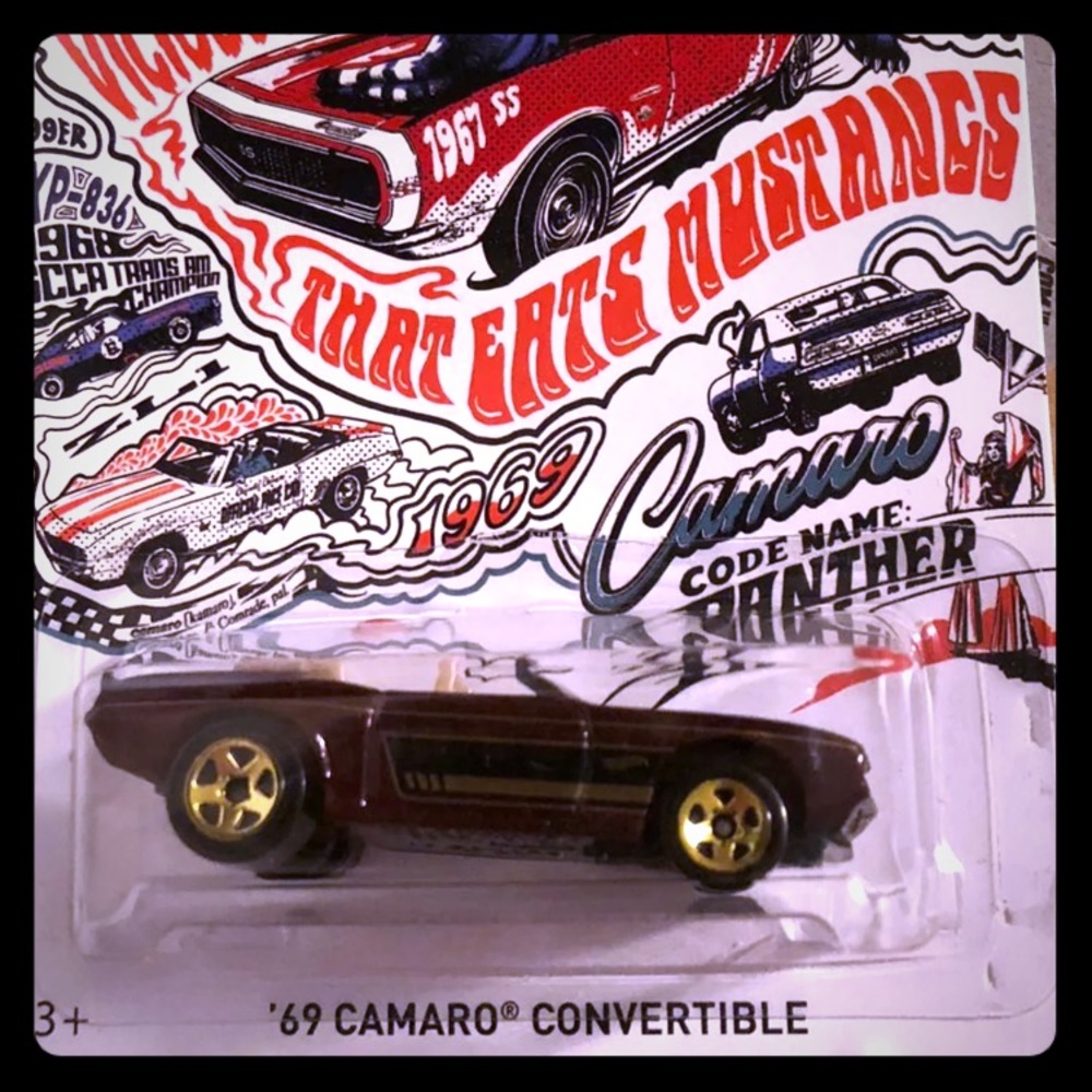 Hotwheels 69 Camaro Convertible - Picture 1 of 1